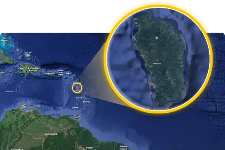 Dominica map
